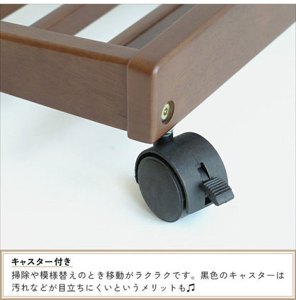 ハンガーラック 高さ調節 5段階 スリム キャスター付 棚 ランドセル フック 子供 キッズ 大人 幅58.5 奥行38.5 木製 おしゃれ 服掛け コート掛け(代引不可)(代引不可)