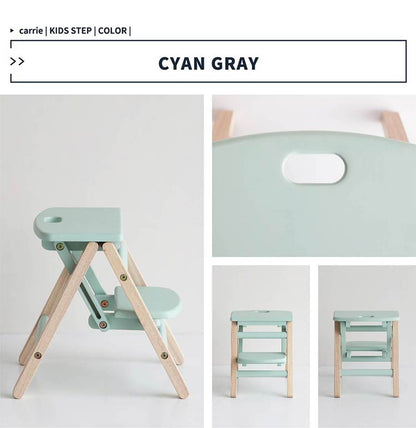 踏み台 子供用 ステップ 折りたたみ 強度試験済み コンパクト 天然木 キッズステップ スツール チェアー キッズチェア キッズチェアー 子供家具 キッズ 子ども 子供椅子 かわいい(代引不可)