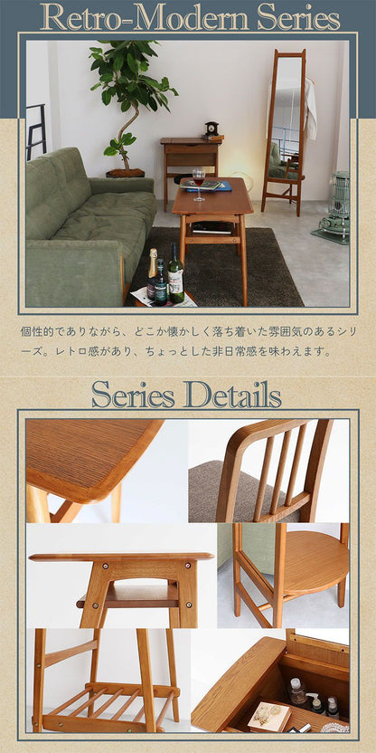 ミラーハンガー チャール スタイルミラー 飛散防止 収納付きミラー ハンガーラック 収納家具 コートハンガー 玄関収納 リビング収納 おしゃれ おすすめ かわいい インテリア 北欧 コンパクト(代引不可)