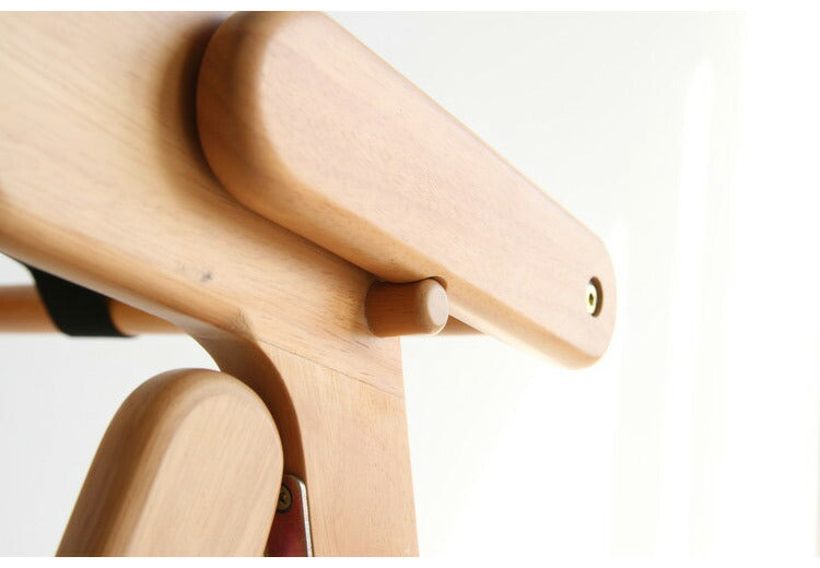 折りたたみ キッズチェア 持ち運び 子ども用 キッズ用 ハイチェア ハイタイプ 天然木 ダイニング 安全 ダイニングチェア アイボリー おしゃれ かわいい(代引不可)