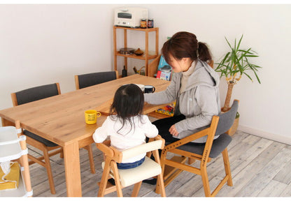折りたたみ キッズチェア 持ち運び 子ども用 キッズ用 ハイチェア ハイタイプ 天然木 ダイニング 安全 ダイニングチェア アイボリー おしゃれ かわいい(代引不可)