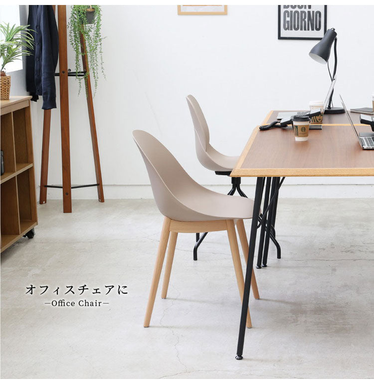 デスクチェア キャスターなし 木製 椅子 おしゃれ オフィスチェア ダイニングチェア チェア オフィス ダイニング おしゃれ 北欧 リモートワーク 在宅 おすすめ Chair 03 -wood- OFC-3719(代引不可)