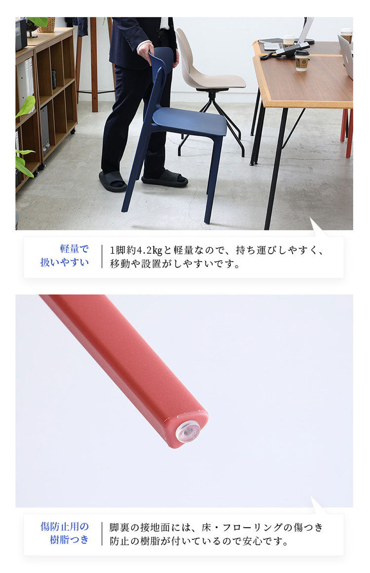チェア スタッキングチェア カフェ チェア オフィスチェア ダイニングチェア おしゃれ 北欧 軽量 待合用 椅子 イス いす 庭 屋外 オールシーズン シンプル おすすめ Chair 04 -pp- OFC-3720(代引不可)