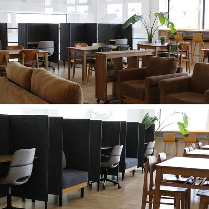 ブースデスク パーソナルデスク 幅88 奥行65.5 高さ123.5cm パソコンデスク 個人用 オフィス リモートワーク デスク 勉強机 プライバシー 目隠し 仕切り パーテーション 作業 集中(代引不可)