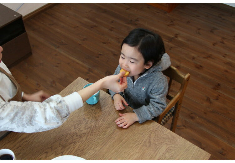 キッズチェア ハイタイプ 天然木 ハイチェア チェック 子ども用 こども キッズ用 椅子 いす イス ベビーチェア 木製 テーブル ダイニング 赤ちゃん お子様(代引不可)