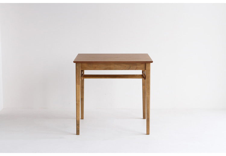 ダイニングテーブル 幅75cm 正方形 天然木 コンパクト おしゃれ 北欧 ナチュラル シンプル 2人用 オーク材 一人暮らし 新生活 カフェ風 木製 2人掛け 木目調(代引不可)