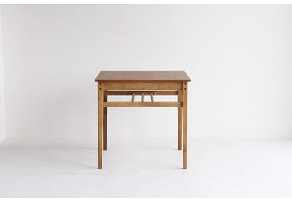 ダイニングテーブル 幅75cm 正方形 天然木 コンパクト おしゃれ 北欧 ナチュラル シンプル 2人用 オーク材 一人暮らし 新生活 カフェ風 木製 2人掛け 木目調(代引不可)