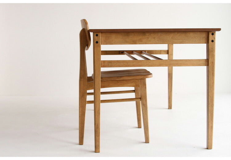 ダイニングテーブル 幅120cm 長方形 天然木 コンパクト おしゃれ 北欧 ナチュラル シンプル 2人用 オーク材 一人暮らし 新生活 カフェ風 木製 2人掛け 木目調(代引不可)