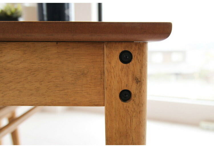 ダイニングテーブル 幅120cm 長方形 天然木 コンパクト おしゃれ 北欧 ナチュラル シンプル 2人用 オーク材 一人暮らし 新生活 カフェ風 木製 2人掛け 木目調(代引不可)