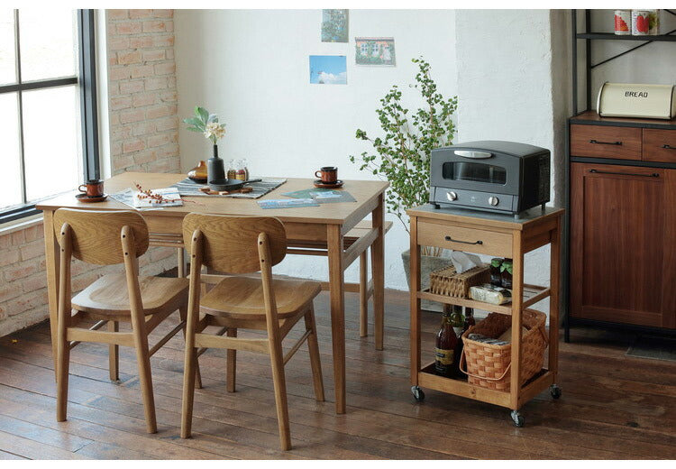 ダイニングテーブル 幅120cm 長方形 天然木 コンパクト おしゃれ 北欧 ナチュラル シンプル 2人用 オーク材 一人暮らし 新生活 カフェ風 木製 2人掛け 木目調(代引不可)