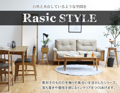 サイドテーブル 3本脚 幅40 41.5 高さ59cm ソファサイド ベッドサイド 木製 オーク リビング ダイニング テーブル ラウンジ 寝室 玄関 ミニテーブル RAT-3727NA(代引不可)