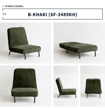 ソファ 1人掛け 脚付き リクライニング 1人用 おしゃれ 北欧 ローソファ ロータイプ ヴィンテージ レザー スチール ブラウン 省スペース 一人暮らし(代引不可)