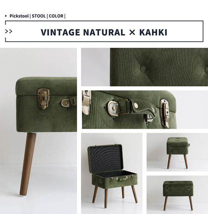 トランクスツール デザイン収納スツール 選べる6色 かわいい 天然木脚 ファブリック/PUレザー 玄関収納 ベンチ 収納ボックス 収納ケース 椅子 チェア 可愛い おしゃれ(代引不可)