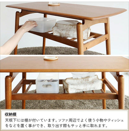 テーブル 幅90cm 折りたたみテーブル ローテーブル リビングテーブル センターテーブル 座卓 オーク ナチュラル ブラウン 折り畳み 収納 無垢材 北欧 おしゃれ(代引不可)