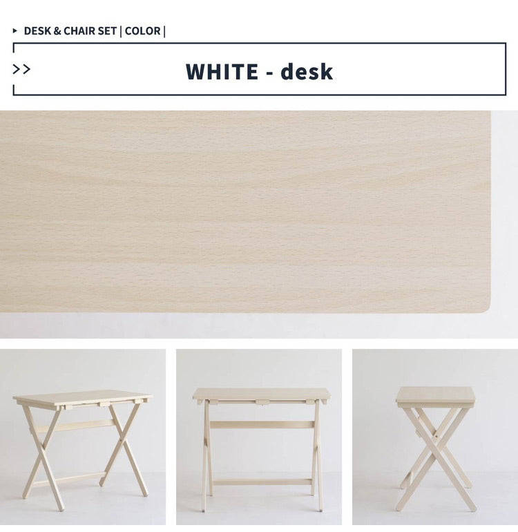 デスク チェア セット 折りたたみ デスクセット PCデスク フォールディングデスク フォールディングチェア 完成品 おしゃれ 北欧 かわいい 折り畳み シンプル(代引不可)
