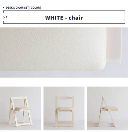 デスク チェア セット 折りたたみ デスクセット PCデスク フォールディングデスク フォールディングチェア 完成品 おしゃれ 北欧 かわいい 折り畳み シンプル(代引不可)