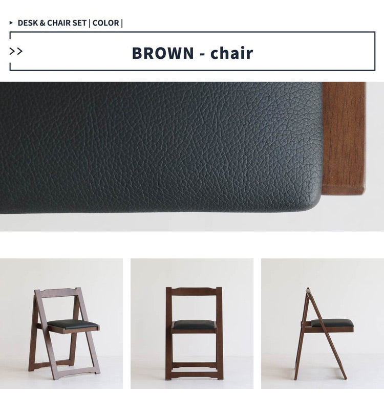 デスク チェア セット 折りたたみ デスクセット PCデスク フォールディングデスク フォールディングチェア 完成品 おしゃれ 北欧 かわいい 折り畳み シンプル(代引不可)