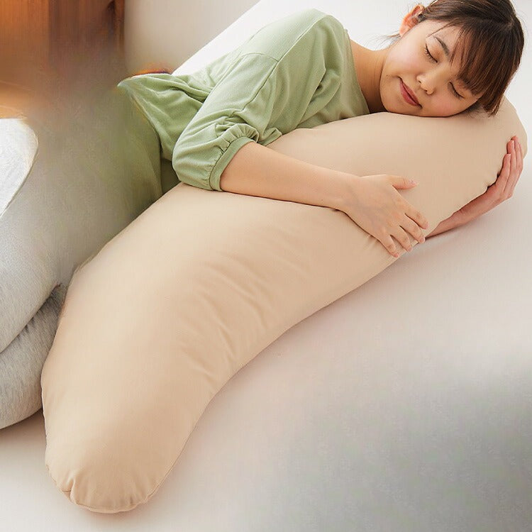 抱き枕 妊婦 洗える 日本製 テイジン製中綿使用 専用カバー付き 横向き リラックス マタニティ プレゼント ギフト かわいい 快眠 抱きまくら だきまくら 枕 クッション まくら