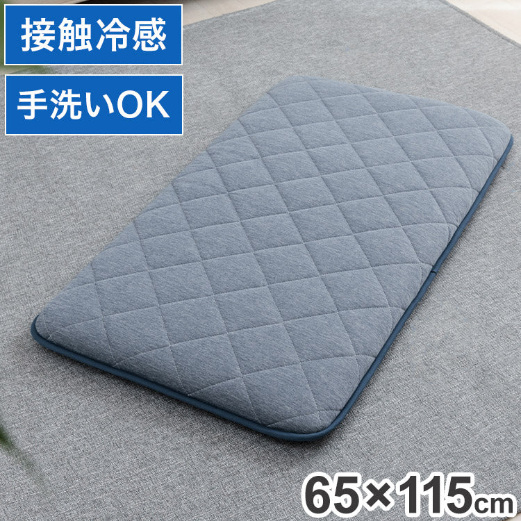 ひんやり 長座布団 65×115cm 接触冷感 冷たい 涼しい イケヒコ フロスト ごろ寝 クッション 座布団 リビング 寝室 子供部屋 新生活 一人暮らし(代引不可)