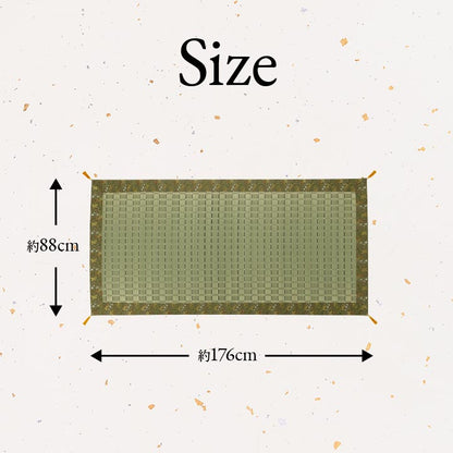 日本製 い草 御前ござ 盆 法事 仏前 掛川織 シンプル 約88×176cm(代引不可)