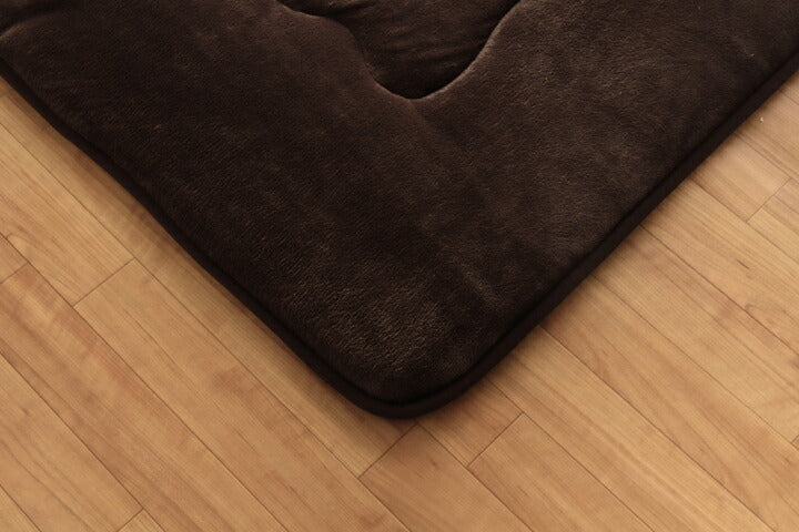 ラグ こたつ敷き布団 正方形 幅広ラグ 約220×220cm 無地 敷き物 こたつ敷き ボリュームタイプ(代引不可)