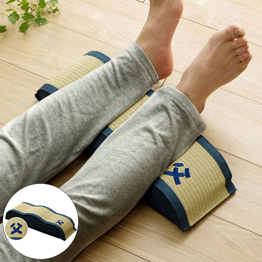 日本製 い草 足枕 くつろぎ 刺しゅう入り 父の日 母の日 ギフト(代引不可)