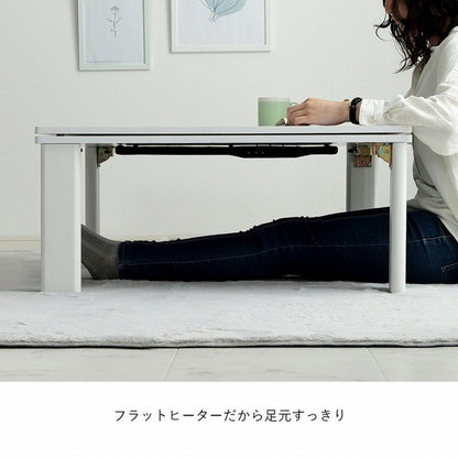 こたつ テーブル 正方形 80×80cm 大理石調 1年保証 こたつ台 ヒーター付き ローテーブル センターテーブル オールシーズン 一人用 在宅 テレワーク 韓国インテリア 北欧 おしゃれ かわいい モダン(代引不可)