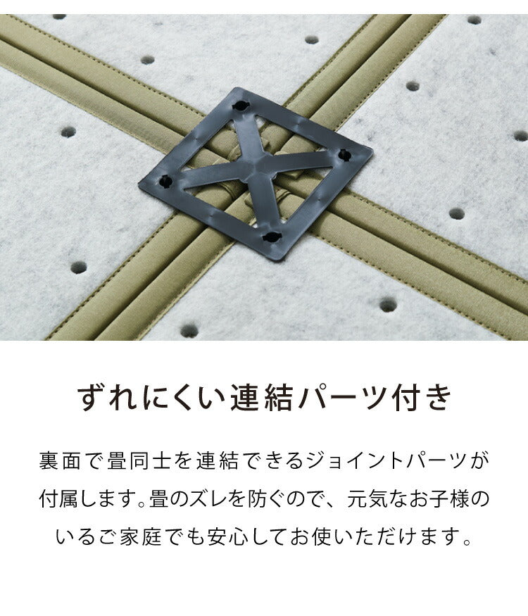 国産 い草 置き畳 ユニット畳 82×82cm 6枚セット 日本製 半畳 畳 ユニット 畳マット藺草 和風 和室 リビング 和家具 簡単 軽量 防音 傷防止 子供部屋 キッズ ふっくら 和モダン(代引不可)