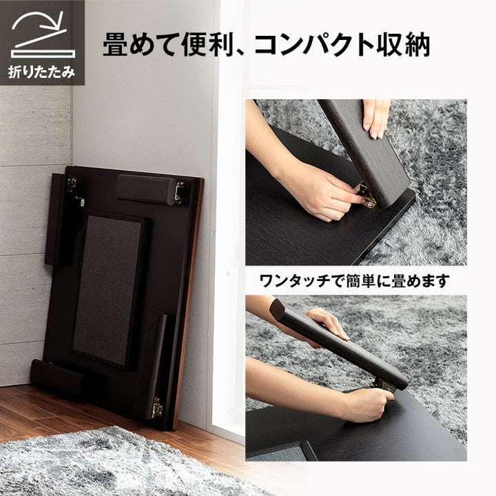 こたつテーブル フラットヒーター テーブル 約80×80cm 大理石調 ヴィンテージ こたつ 折り畳み可能 デスク リビング おしゃれ インテリア 韓国インテリア 北欧 かわいい シンプル オールシーズン(代引不可)