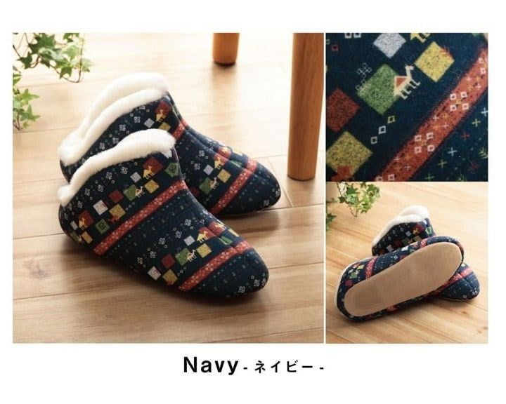 ルームシューズ スリッパ レディース Mサイズ 約22~24cm オレンジ 甲高 履きやすい 室内 もこもこ あったか 秋冬 冷え性 おしゃれ ギャベ風 ギフト プレゼント ビータ(代引不可)