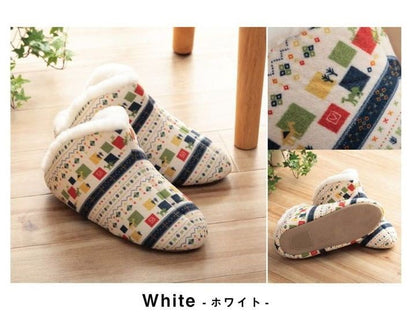 ルームシューズ スリッパ レディース Mサイズ 約22~24cm オレンジ 甲高 履きやすい 室内 もこもこ あったか 秋冬 冷え性 おしゃれ ギャベ風 ギフト プレゼント ビータ(代引不可)