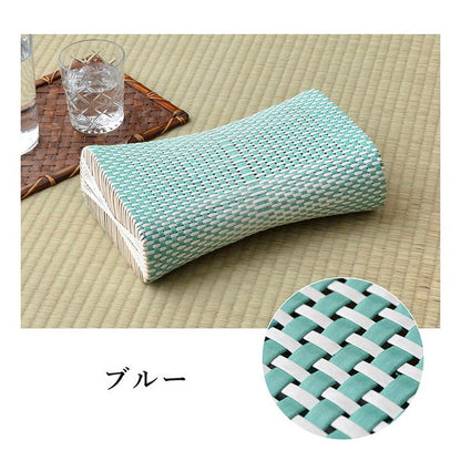 枕 30×20cm 枕 まくら PPまくら PP枕 籐枕風 ピロー 通気性 蒸れない ポリプロピレン 軽い 丈夫 手編み インテリア オールシーズン 寝具 おしゃれ(代引不可)