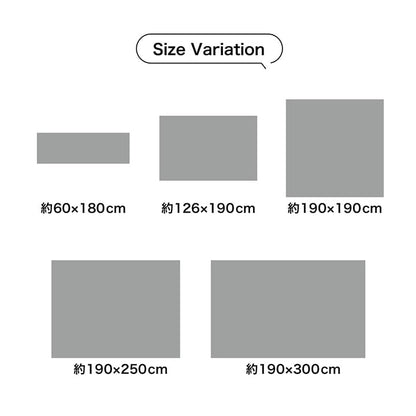 ラグ 190×250cm 小林製薬 持続性抗菌剤 KOBA-GUARD 制菌 抗菌防臭 滑り止め ウレタン 不織布 夏 い草 グラデーション(代引不可)
