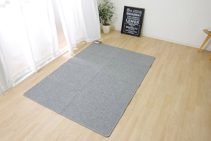 電気カーペット ホットカーペット ダニ対策モード 本体 単品 約1.5畳 約126×180cm 暖房 おしゃれ かわいい 防ダニ 1.5帖 電気マット カーペット(代引不可)