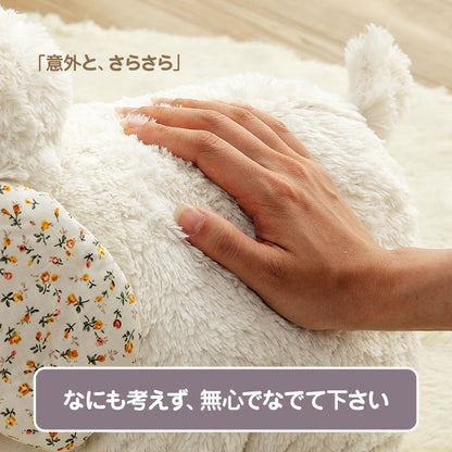 ぬいぐるみ Mサイズ 動物 かわいい 羊 抱き枕 まくら 枕 可愛い ホワイト ひつじ ふかふか 小さい ベビー 誕生日 ギフト プレゼント おすすめ 子供 フカフカ ふかふか(代引不可)