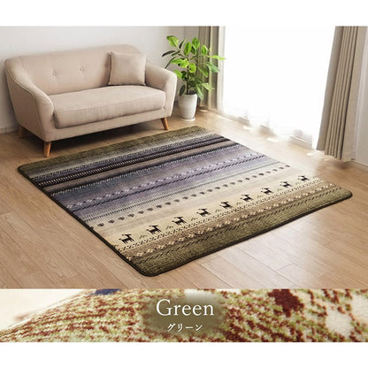 ラグ 長方形 約200×300cm 洗える ギャベ 防音 ホットカーペット対応 手洗い 床暖房 クッション性 不織布 フランネル インテリア おしゃれ 北欧 オールシーズン カーペット 絨毯 じゅうたん シンプル(代引不可)