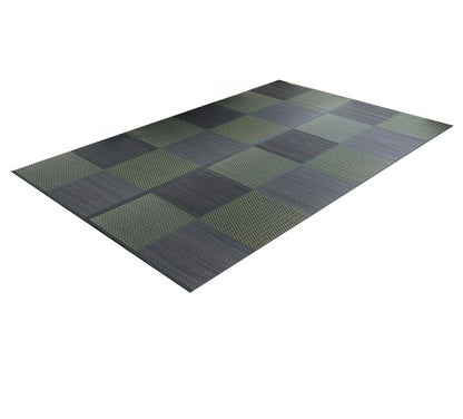 い草ラグ 江戸間2畳 約174×174cm 花ござ 市松柄 裏面 不織布 DXピーア カーペット ラグ 涼感 和室 洋室 ヒバ 抗菌 防臭 フローリング オールシーズン ラグマット 絨毯 じゅうたん イ草(代引不可)