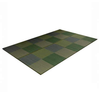 い草ラグ 団地間4.5畳 約255×255cm 花ござ 市松柄 裏面 不織布 DXピーア カーペット ラグ 涼感 和室 洋室 ヒバ 抗菌 防臭 フローリング オールシーズン ラグマット 絨毯 じゅうたん イ草(代引不可)