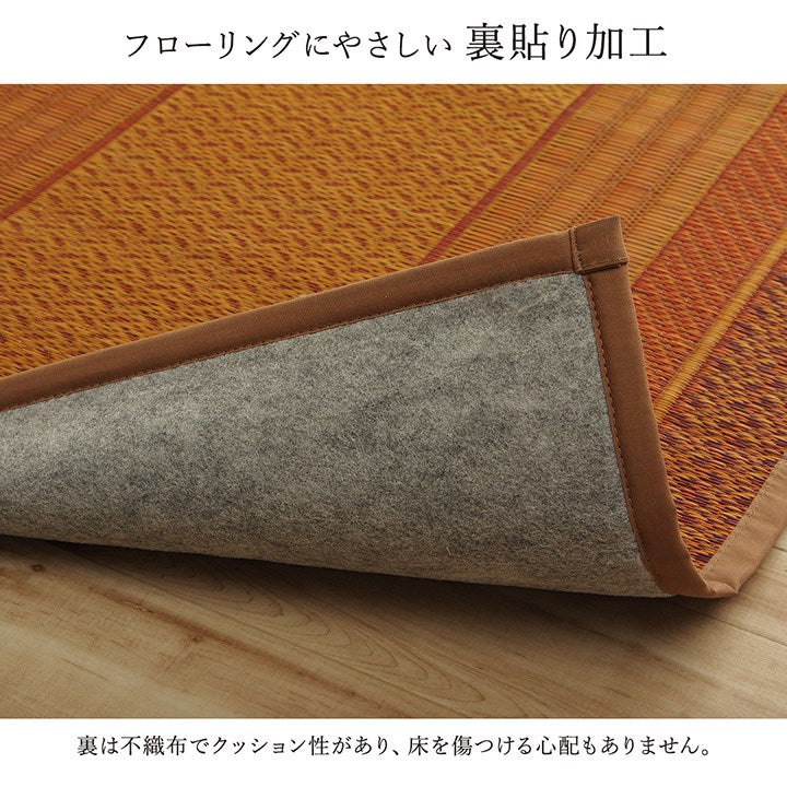 カーペット 約80×240cm 廊下 敷 敷き 国産 純国産 日本製 い草 抗菌防臭 モダン 自然素材 不織布 ラグ 絨毯 じゅうたん インテリア 北欧 おしゃれ オールシーズン 新生活 シンプル(代引不可)