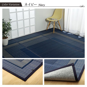 い草ラグ ランクス 174×174cm 江戸間2畳 ラグ マット 国産 純国産 日本製 い草 モダン 抗菌防臭 自然素材 涼感 和室 洋室 ヒバ 抗菌 防臭 フローリング オールシーズン ラグマット 絨毯 イ草(代引不可)