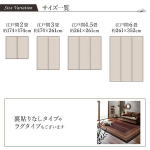 い草ラグ ランクス 174×174cm 江戸間2畳 ラグ マット 国産 純国産 日本製 い草 モダン 抗菌防臭 自然素材 涼感 和室 洋室 ヒバ 抗菌 防臭 フローリング オールシーズン ラグマット 絨毯 イ草(代引不可)