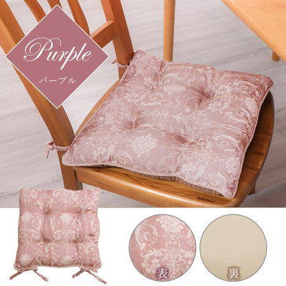 クッション シート 椅子 国産 日本製 エレガンス ベージュ 約43cm×43cm エレガンス(代引不可)