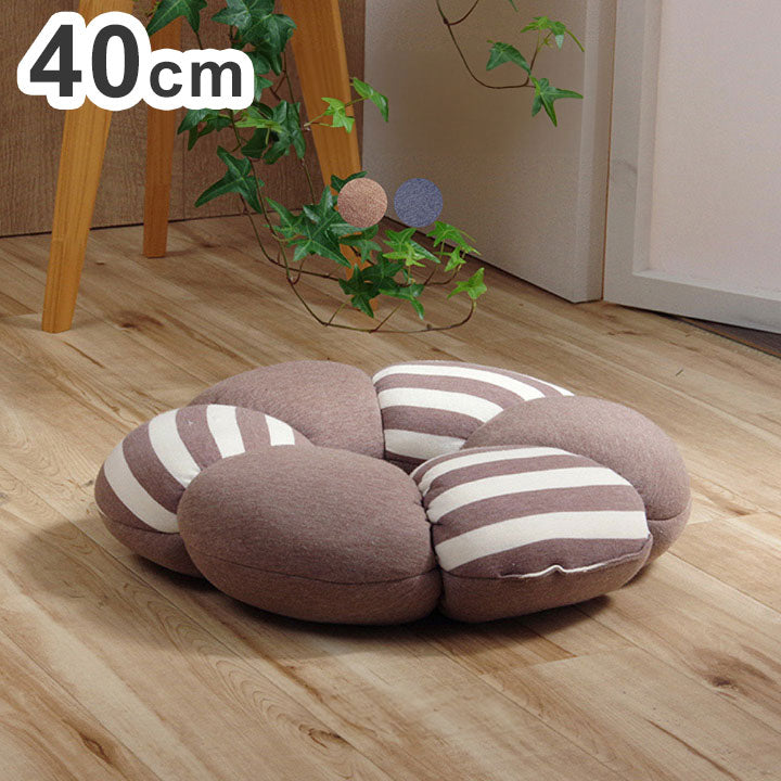 クッション 穴あき 円座 約40cm 花 花柄 シンプル もっちり 低反発 ウレタン オフィス ドライブ インテリア おしゃれ 北欧 オールシーズン かわいい お洒落 雑貨 リビング(代引不可)