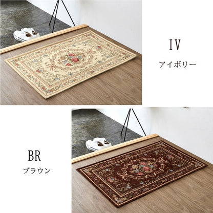玄関 マット 約60×90cm エレガント 薄い 洗える 高級感 滑り止め インテリア オールシーズン かわいい おしゃれ シンプル マット ラグ カーペット 絨毯 じゅうたん 北欧(代引不可)
