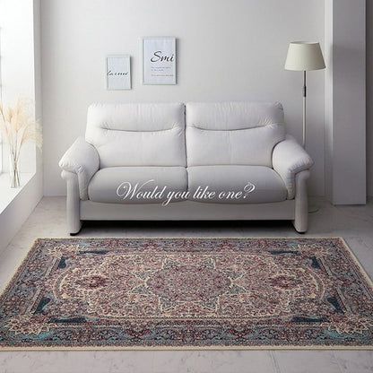 ウィルトン カーペット 約133×190cm 長方形 クラシック柄 高級感 抗菌防臭 インテリア オールシーズン おしゃれ ホットカーペット対応 北欧 韓国インテリア(代引不可)