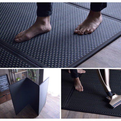 ユニット畳 日本製 い草 フレア マットレス 100×210cm セミシングル 吸着シートセット 抗菌防臭 吸放湿性 防音 井草 イグサ 国産 軽量 こたつ ぴったり 滑り止めシート(代引不可)