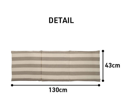 オーガニックコットン ソファパッド クッション フリーシート 43×130cm 洗える 車 日本製 綿100% ボーダー ソファカバー アウトドア ペット 汚れ防止 おしゃれ かわいい フロー(代引不可)