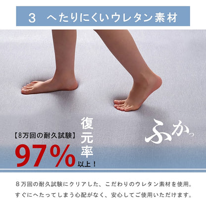 冷感ラグ 正方形 冷たい 2畳 180×180cm 滑りにくい 防音 ボリューム 厚い へたりにくい シンプル 無地(代引不可)