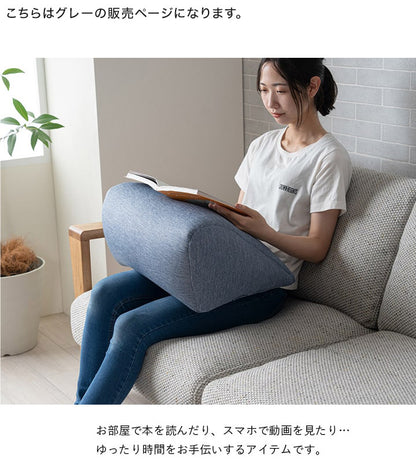 クッション 約55×35×25cm リビング 寄りかかり 冷感 ひんやり シンプル スマホ リラックス 夏用 背もたれ 背あて 背当て 枕 腰枕(代引不可)