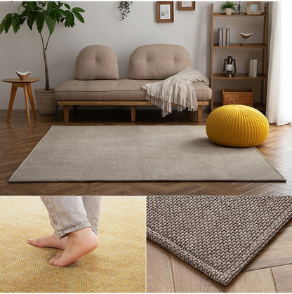 シェニールラグ 180×240cm 高級感 爪が引っ掛かりにくい 厚み7mm 滑り止め ラグ 洗える カーペット 北欧 ラグマット おしゃれ カーペット 北欧ラグ 小さい 無地 カバー 夏用 春用 韓国 ペット(代引不可)